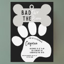 Buscar perro blanco y negro invitaciones Cachorro