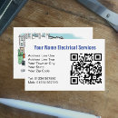 Buscar trabajo eléctrico tarjetas de visita Electricista