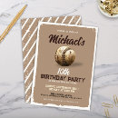 Buscar béisbol del vintage invitaciones Para él