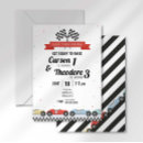 Buscar coche invitaciones De coche de carreras