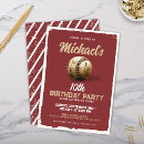 Buscar béisbol del vintage invitaciones Para él