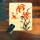 Buscar lirio rojo alfombrillas de raton Flor