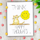 Buscar gato sonriente tarjetas Feliz