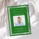 Buscar verde y plata invitaciones Invitados