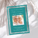 Buscar verde y plata invitaciones Invitados