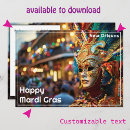 Buscar mardi gras tarjetas Tumulto de grasa