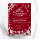 Buscar mariposa roja invitaciones Rojo