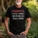 Buscar jubilación camisetas Broma