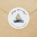 Buscar nautical baby shower pegatinas Azul
