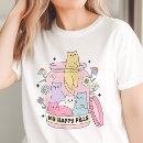 Buscar gatos coloridos camisetas Para ella