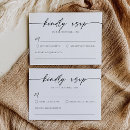 Buscar ocasión tarjetas rsvp Minimalista