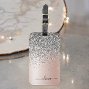 Buscar glitter etiquetas para maletas Monograma