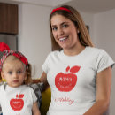 Buscar manzana para el profesor camisetas Para niños