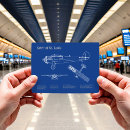 Buscar huellas azules postales Para todos