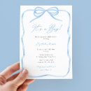 Buscar azul claro invitaciones Clásico