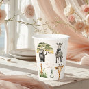 Buscar leopardo papel vasos Safari