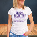 Buscar de secretaria camisetas Escuela