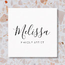 Buscar caligrafía tarjetas de visita Maquillador