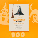 Buscar bruja moda de invitaciones de halloween Acuarela