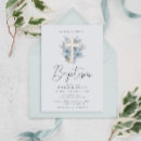 Buscar azul invitaciones para bautizos Bautismo masculino