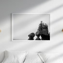 Buscar gris y blanco posters Negro