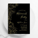 Buscar fiesta de retiro negro invitaciones Para ella