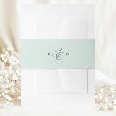 Buscar verde menta cintas para invitaciones Moderno