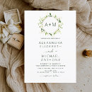 Buscar acuarela verde invitaciones Invitados