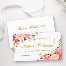Buscar marco floral tarjetas de visita Salón