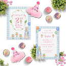 Buscar conejo invitaciones de cumpleaños Acuarela