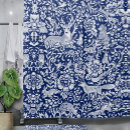 Buscar conejo blanco cortinas de baño William morris