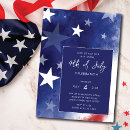Buscar rayas azules y blancas invitaciones 4 º de julio