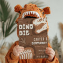 Buscar dinosaur birthday invitaciones Cualquier niño