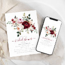 Buscar flores rojas invitaciones Elegante