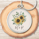 Buscar vintage floral llaveros Dama de honor