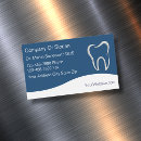 Buscar dentadura tarjetas de visita Médico