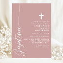 Buscar moderno invitaciones para bautizos Minimalista