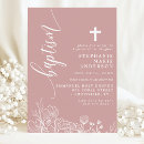 Buscar elegante invitaciones para bautizos Bautizo de niña