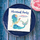 Buscar mermaid servilletas Acuarela