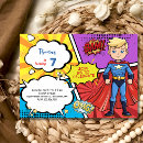 Buscar super héroe invitaciones Cómic