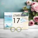 Buscar con playa boda tarjetas mesa Para ella