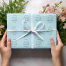 Buscar azul cielo de papel de regalo Niño