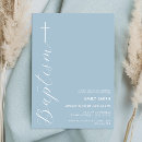 Buscar azul invitaciones para bautizos Mínimo