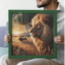 Buscar león majestuoso posters Safari
