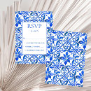 Buscar confirmación elegante invitaciones Azul