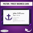 Buscar pastor tarjetas de visita Elegante