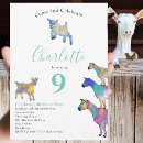 Buscar de la cabra invitaciones Para niños