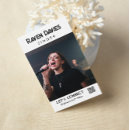 Buscar cantantes tarjetas de visita Elegante