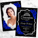 Buscar negro de plata azul invitaciones Para ella