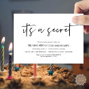 Buscar secreto invitaciones de cumpleaños Para todos